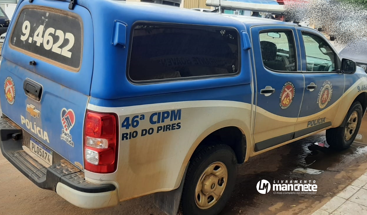Homem é preso após agredir e manter esposa em cárcere privado em Rio do Pires
