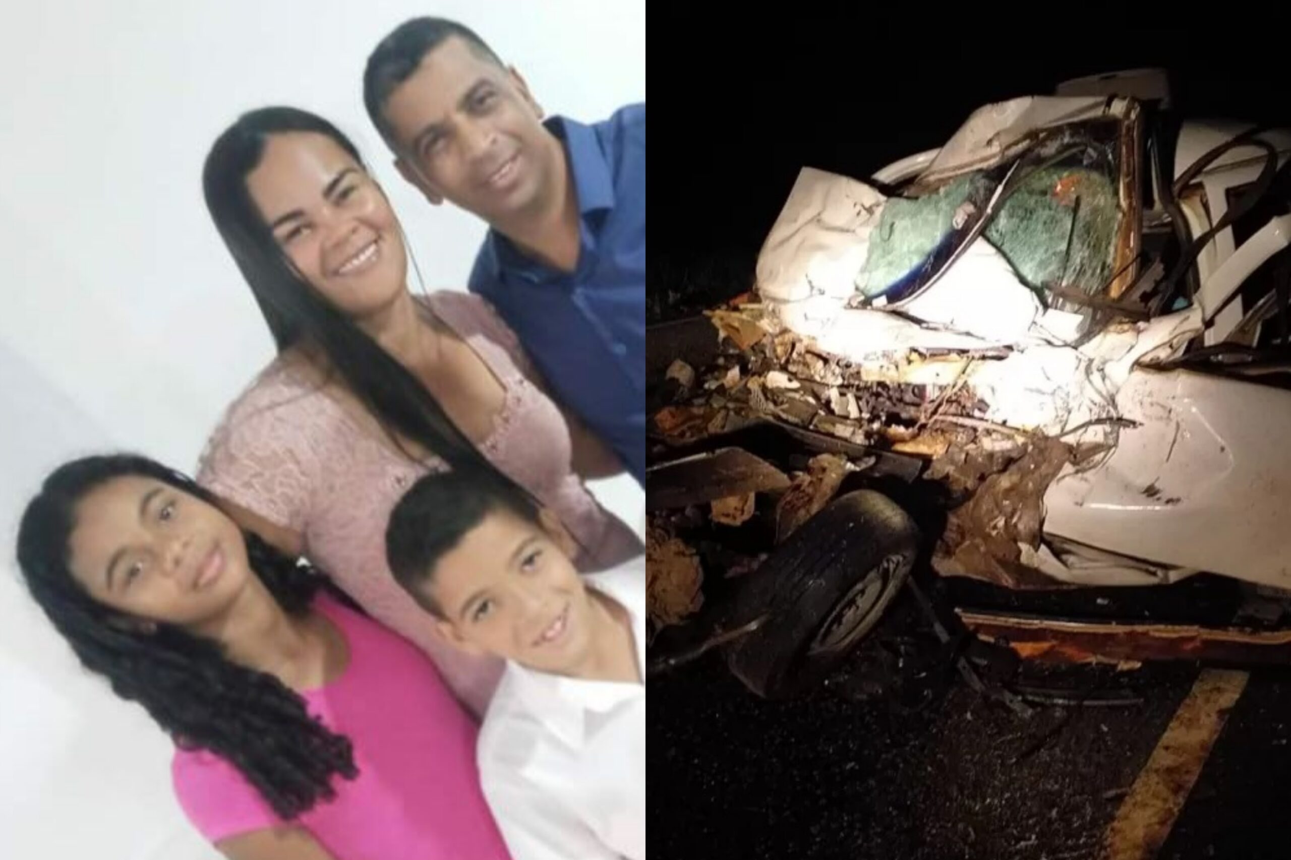 Radialista, esposa e dois filhos morrem em grave acidente no extremo sul da Bahia